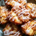 Baked Apple Fritters with Glaze 27 Baked Apple Fritters with Glaze