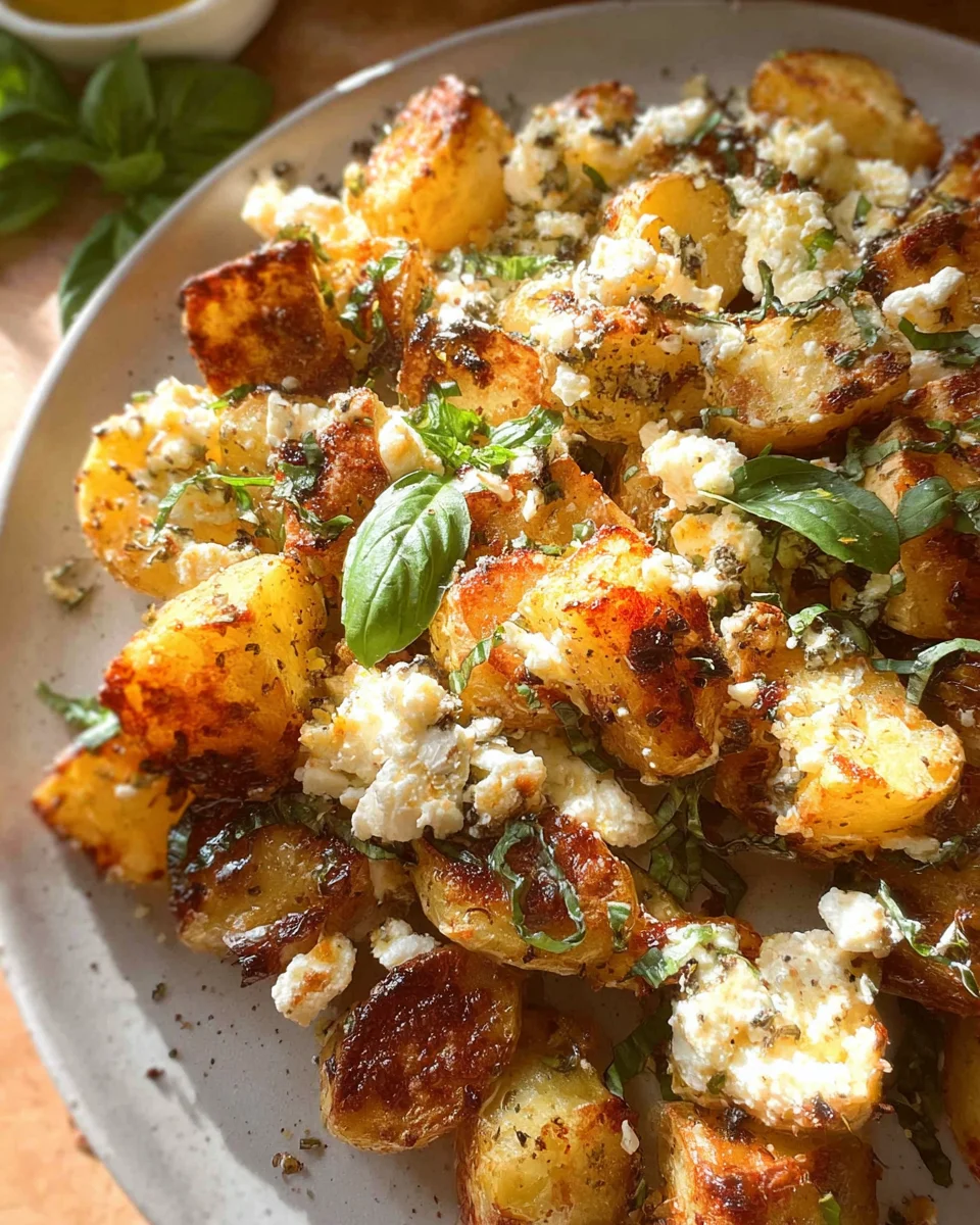 Baked Feta Potatoes