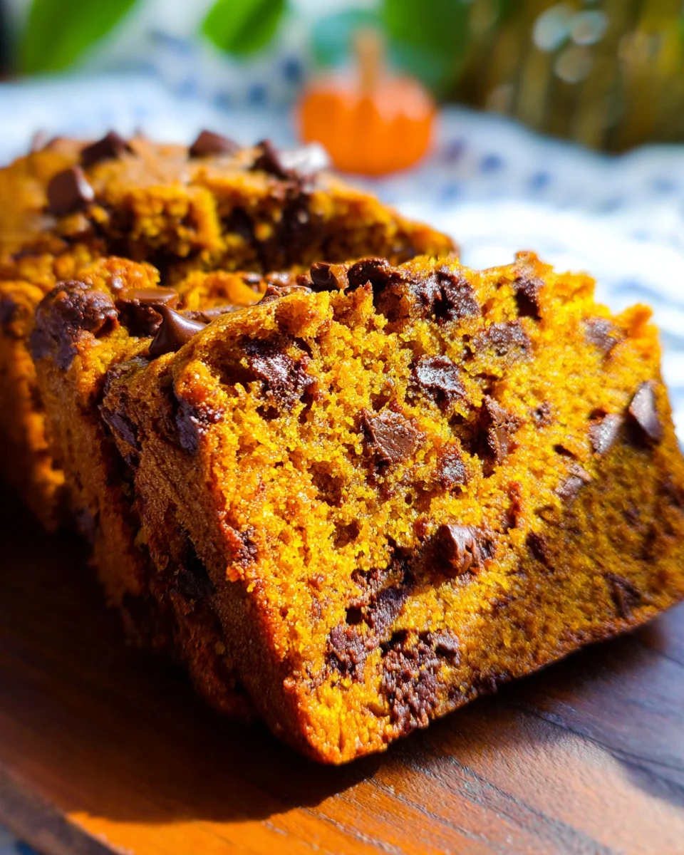 Best Chocolate Chip Pumpkin Bread