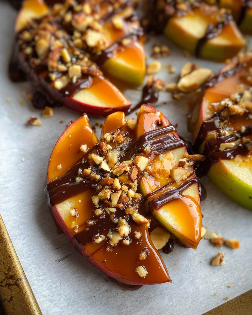 Caramel Apple Slices