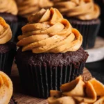 Chocolate Pumpkin Cupcakes 34 Chocolate Pumpkin Cupcakes