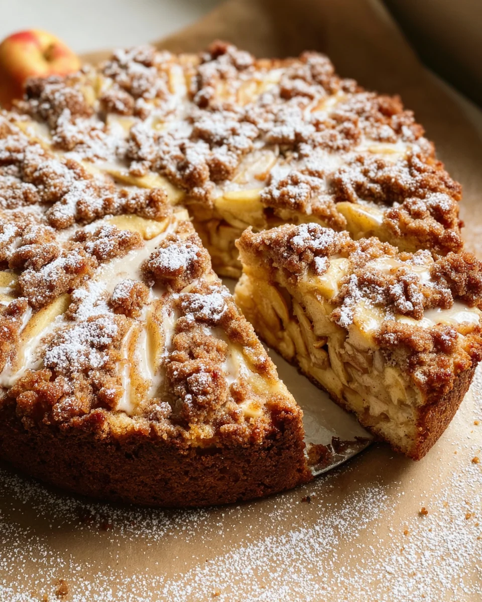 Cinnamon Apple Crumb Cake