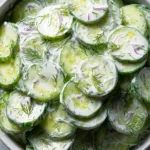 Creamy Cucumber Salad