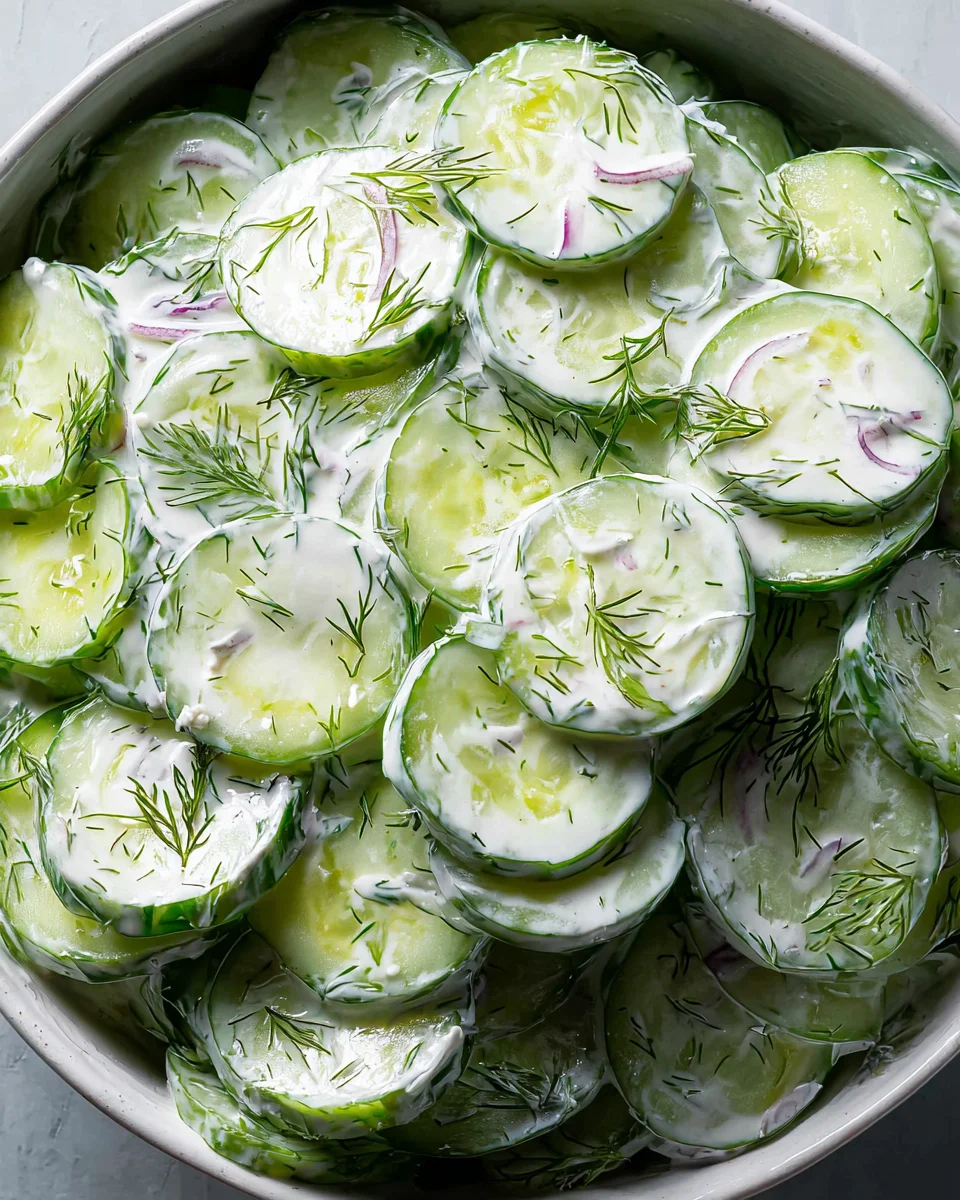 Creamy Cucumber Salad