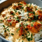 Creamy Smothered Chicken and Rice