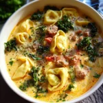 Creamy Tortellini Soup