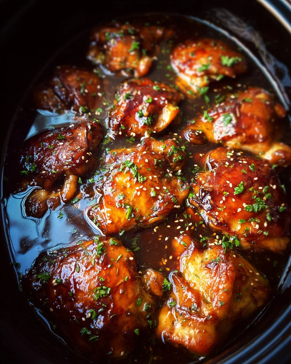 Crockpot Honey Garlic Chicken