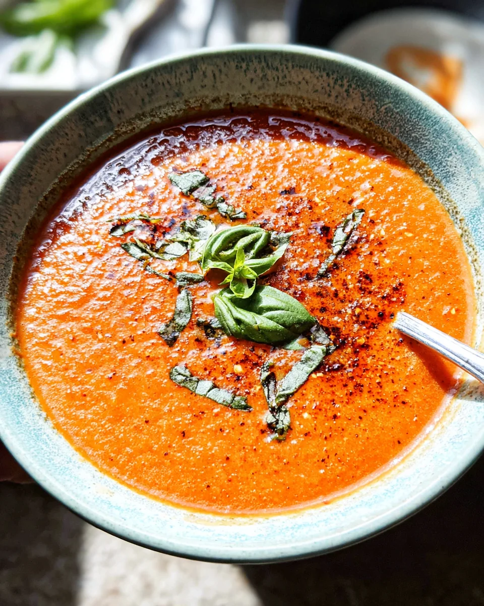 Easy Homemade Roasted Tomato Soup