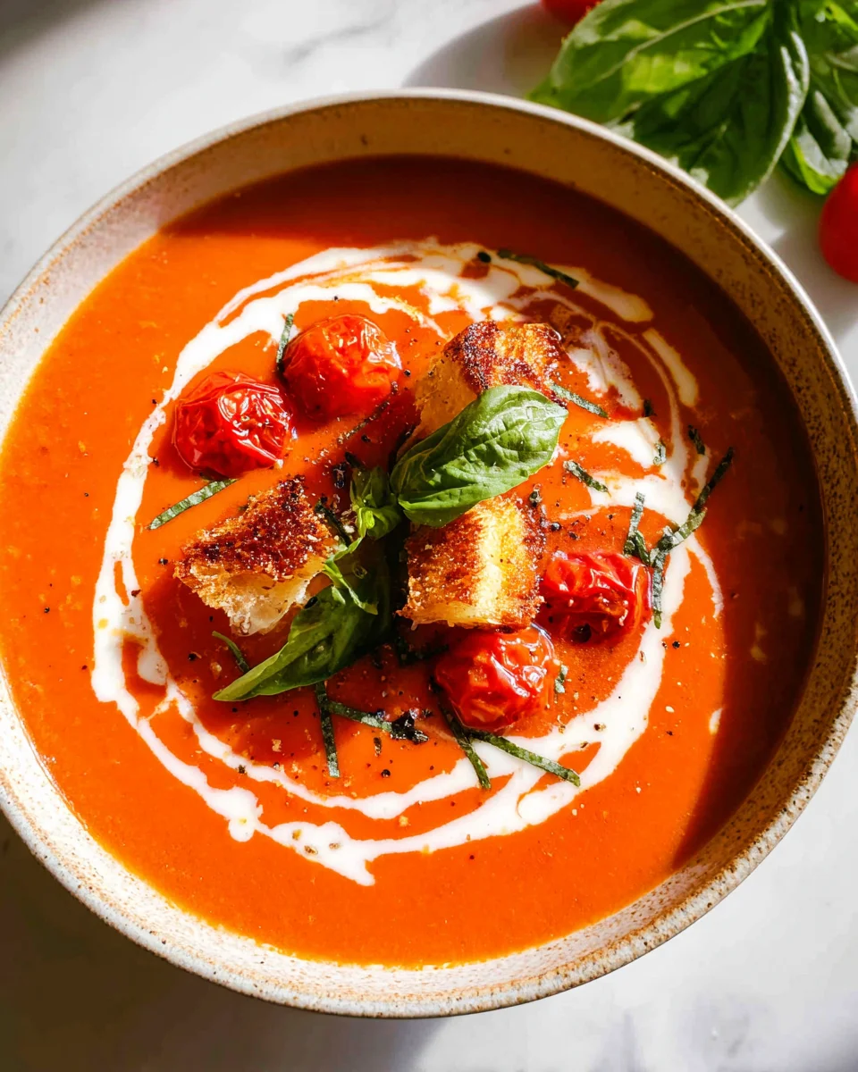 Easy Roasted Tomato Soup