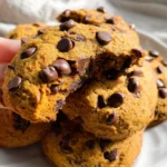 Healthy Pumpkin Chocolate Chip Cookies