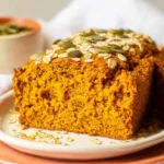 Healthy Pumpkin Oat Bread