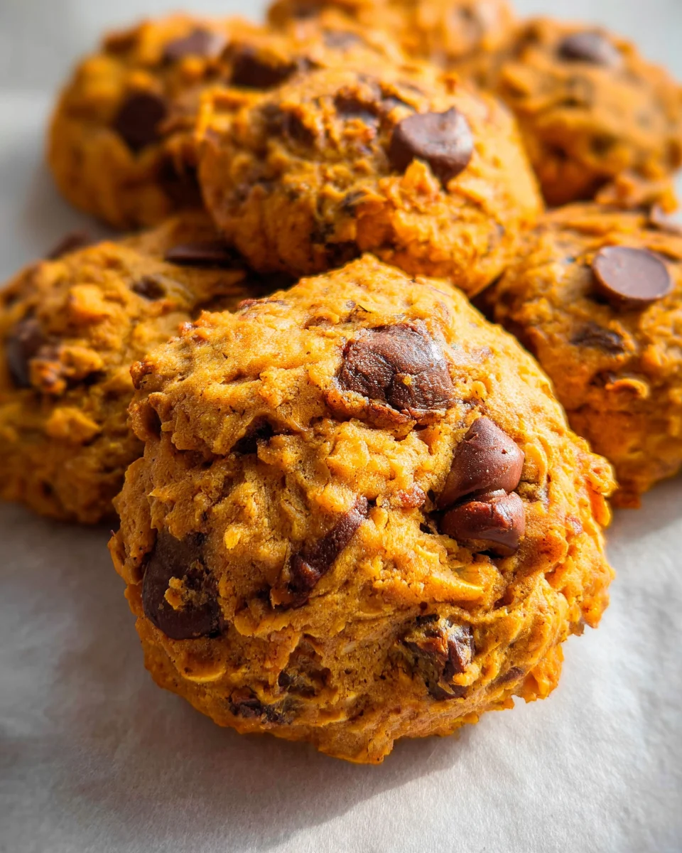 Healthy Pumpkin Oat Cookies