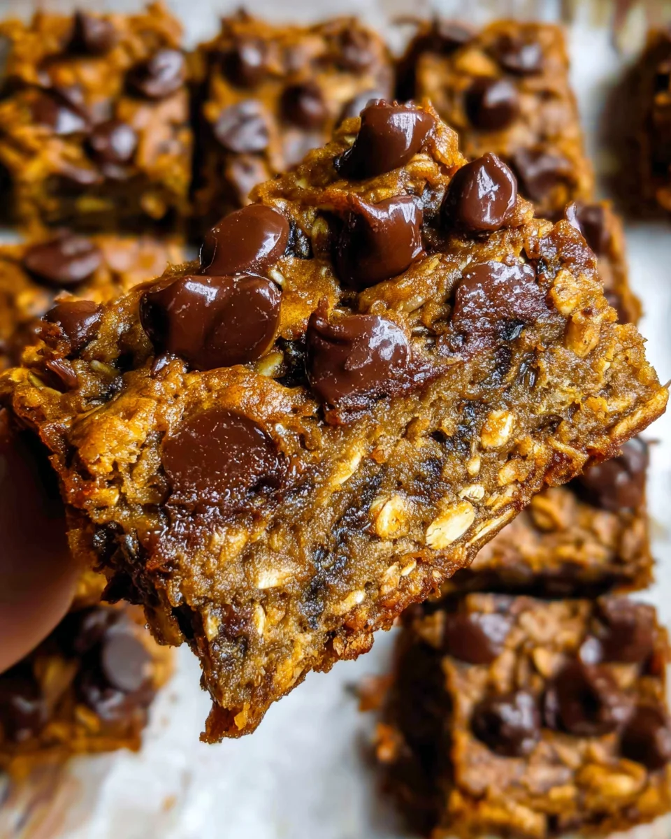 Healthy Pumpkin Oatmeal Bars 20 Healthy