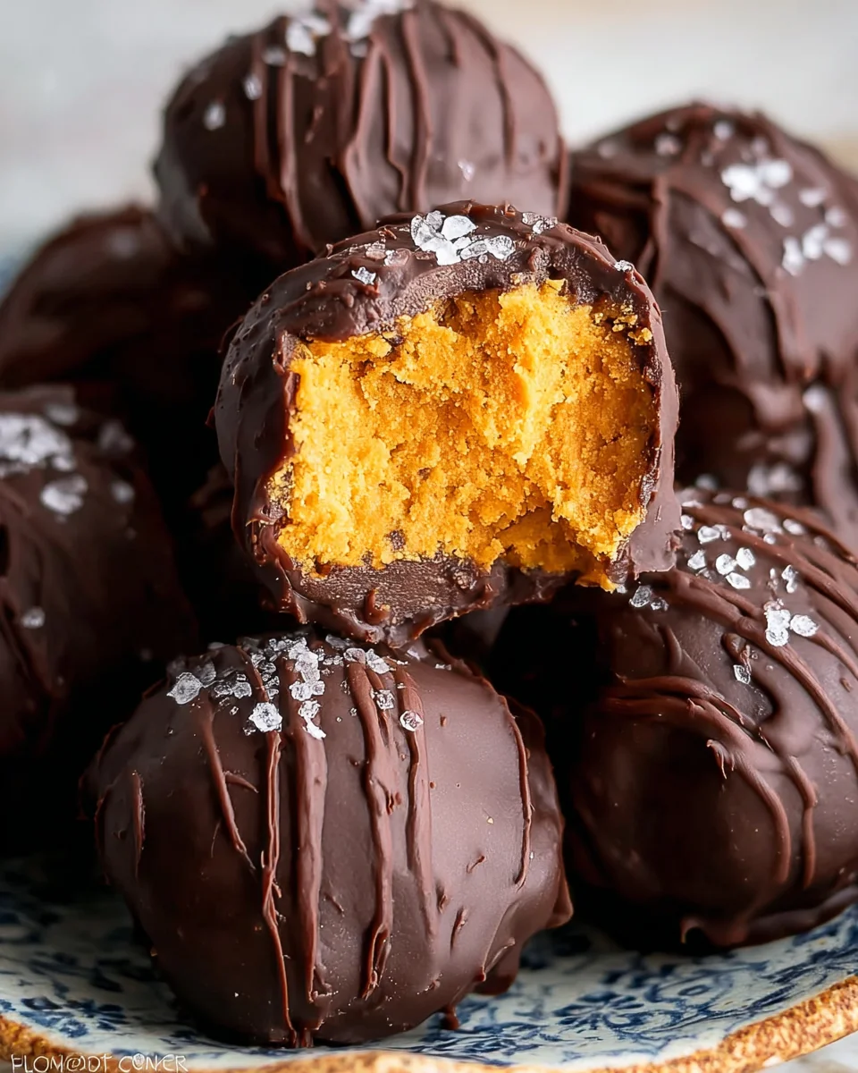 Healthy Pumpkin Truffles