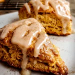 Homemade Chai Scones with Maple Chai Glaze
