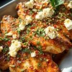 Hot Honey Feta Chicken Dish