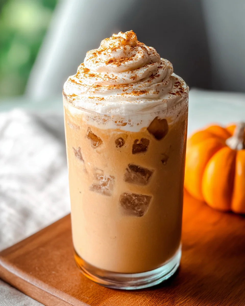 Iced Pumpkin Cream Chai Tea Latte (Starbucks Inspired) 17 Iced
