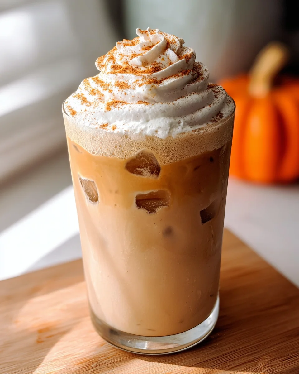 Iced Pumpkin Cream Chai Tea Latte (Starbucks Inspired) 18 Iced