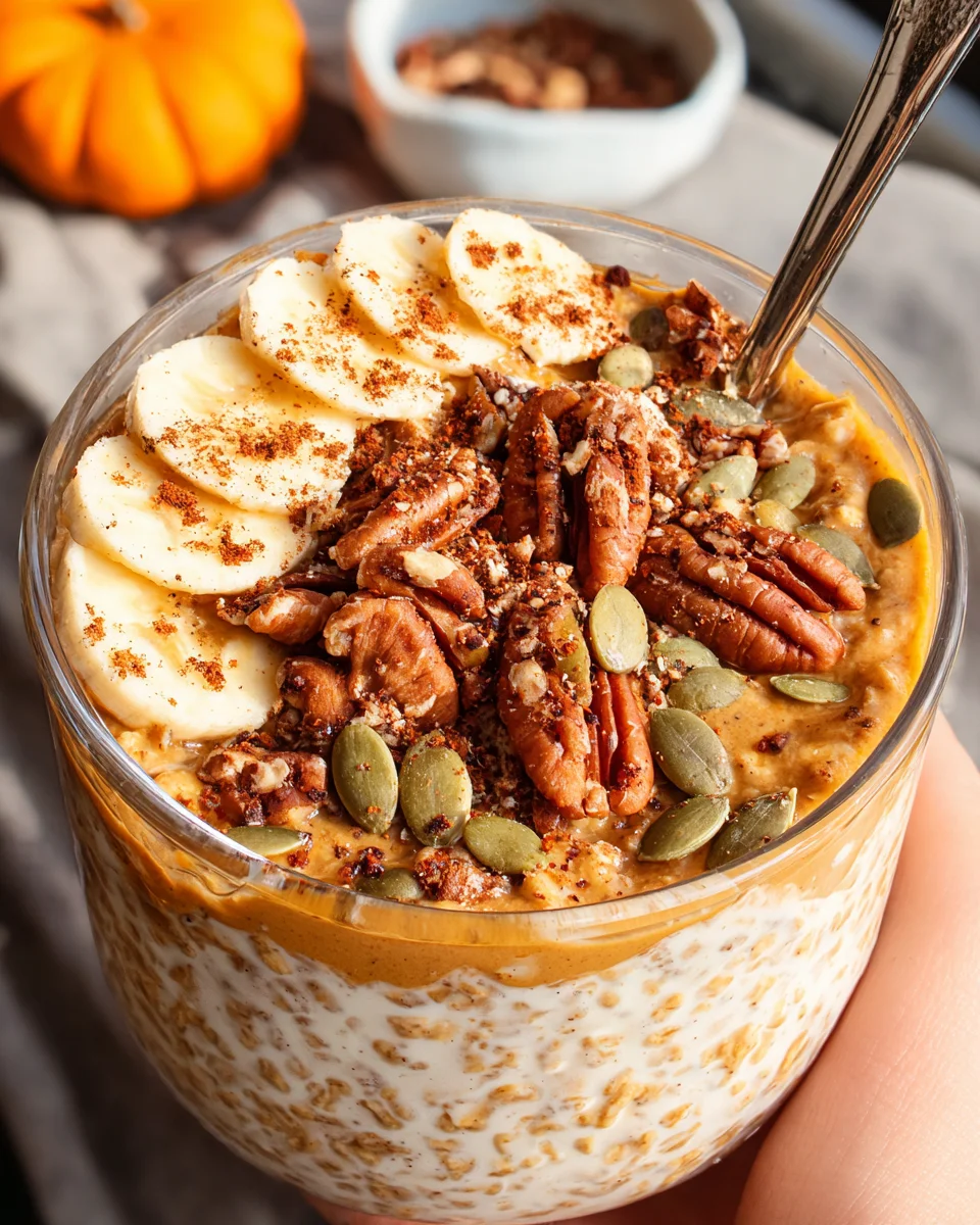 Irresistible Pumpkin Pie Overnight Oats