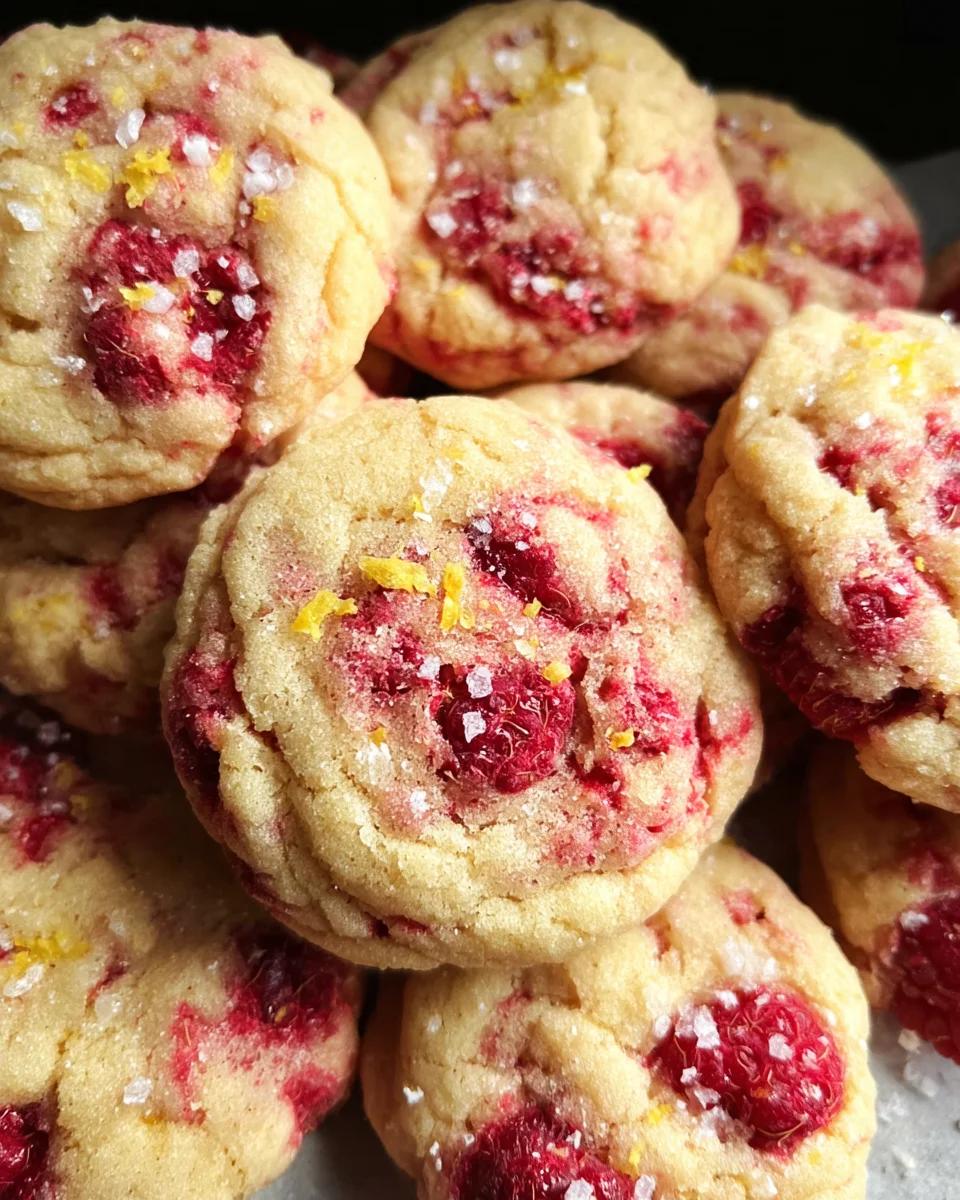 Lemon Raspberry Cookies