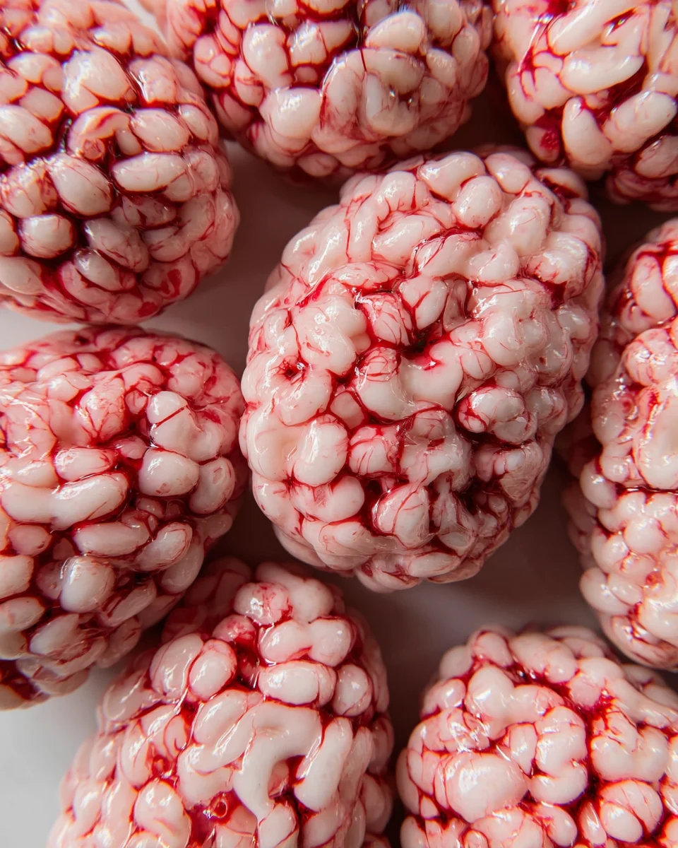 Marshmallow Rice Bubbles Halloween Brains