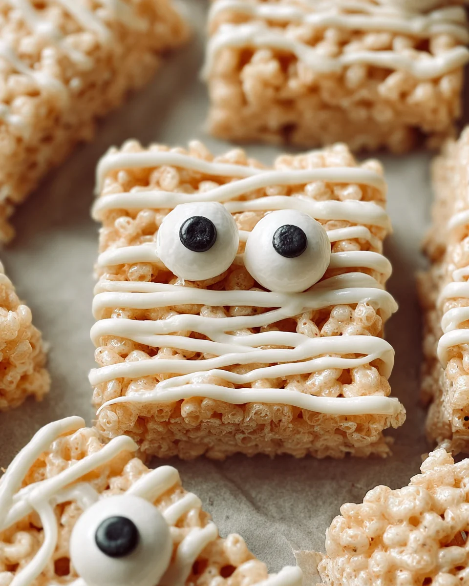 Mummy Rice Krispie Treats