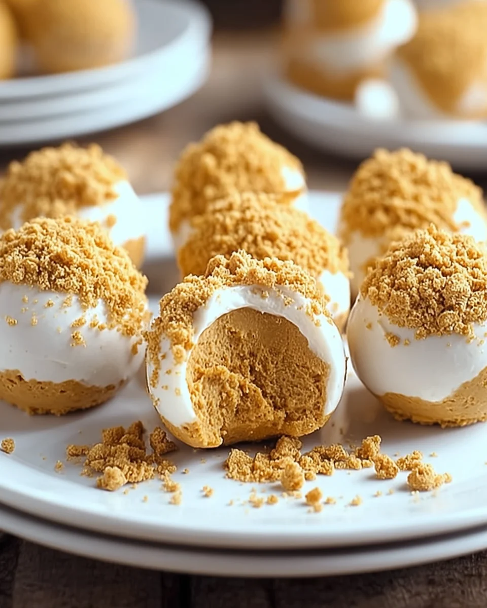 No Bake Pumpkin Cheesecake Balls