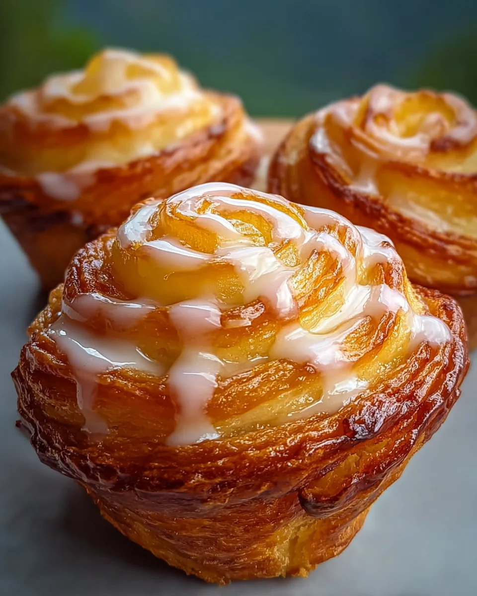 Peach Pie Cruffins Recipe