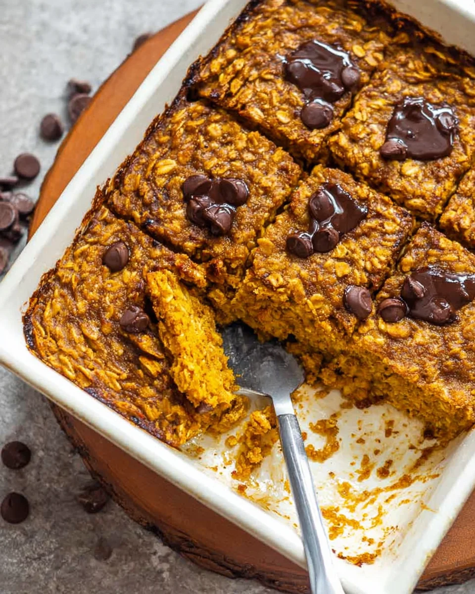 Pumpkin Baked Oatmeal