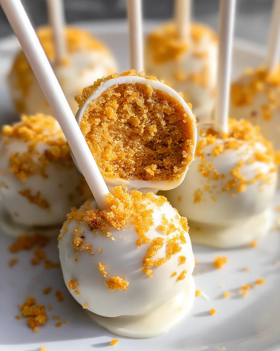 Pumpkin Cake Pops