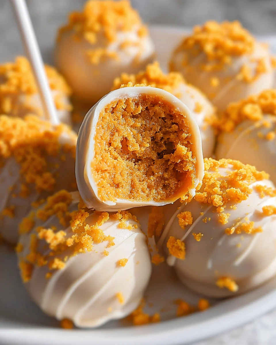 Pumpkin Cake Pops 22 Pumpkin