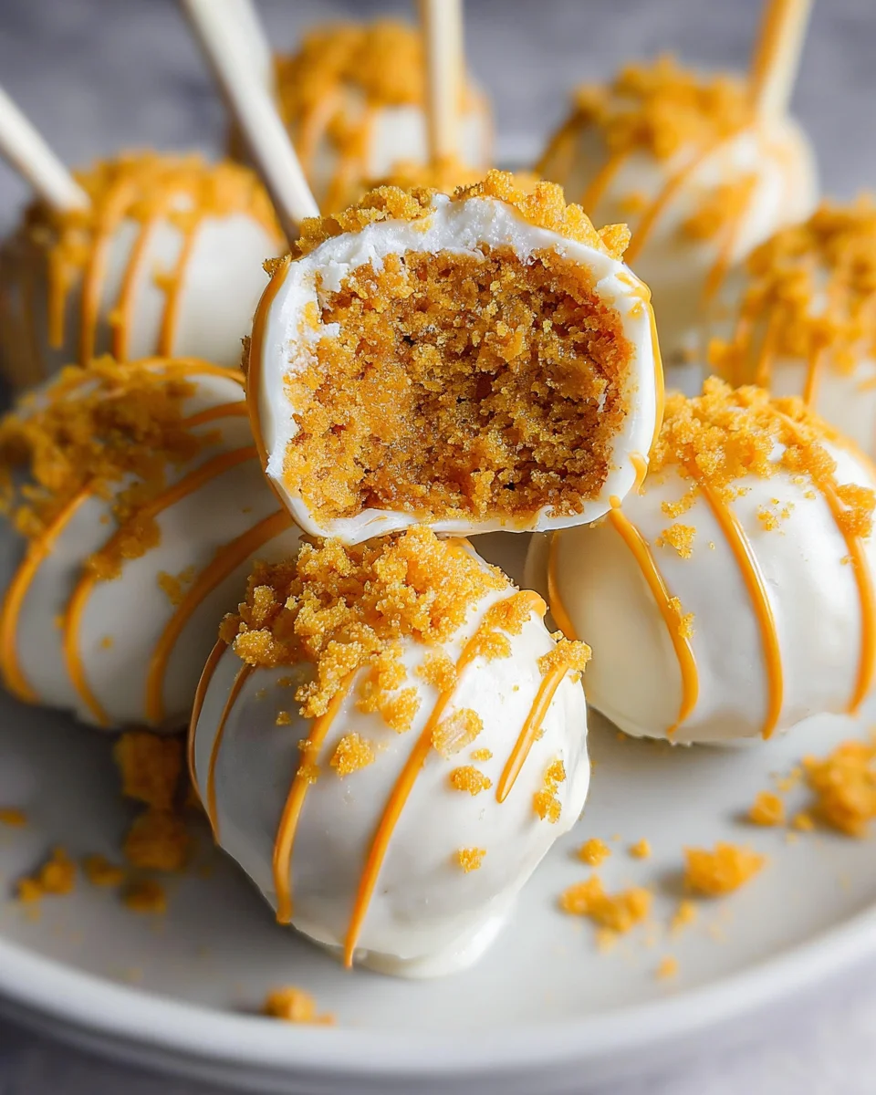 Pumpkin Cake Pops 23 Pumpkin
