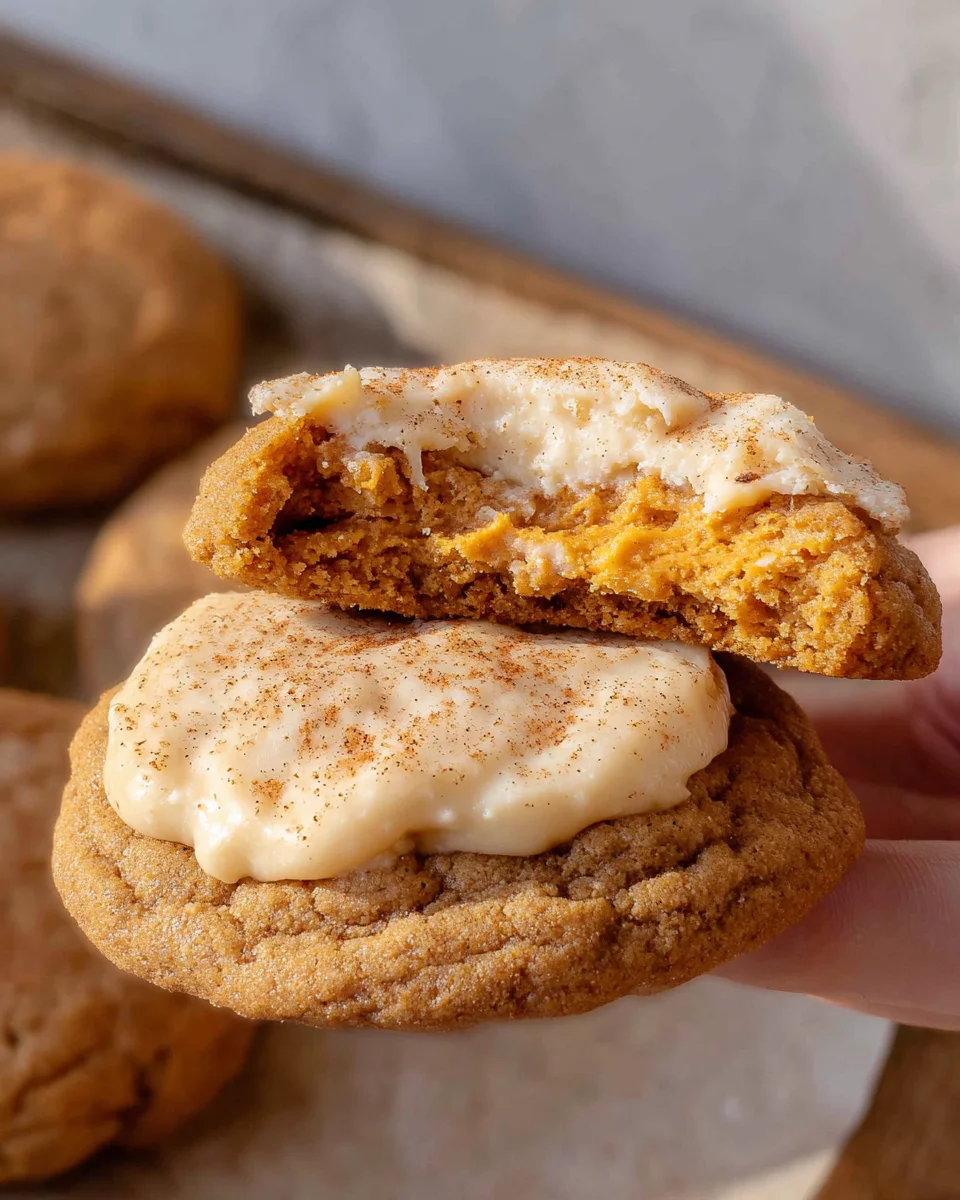 Pumpkin Cheesecake Cookies