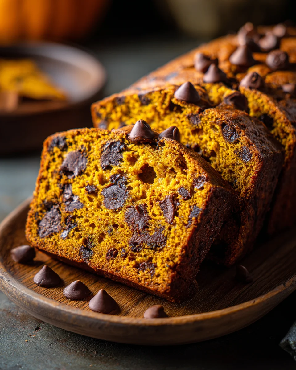 Pumpkin Chocolate Chip Bread