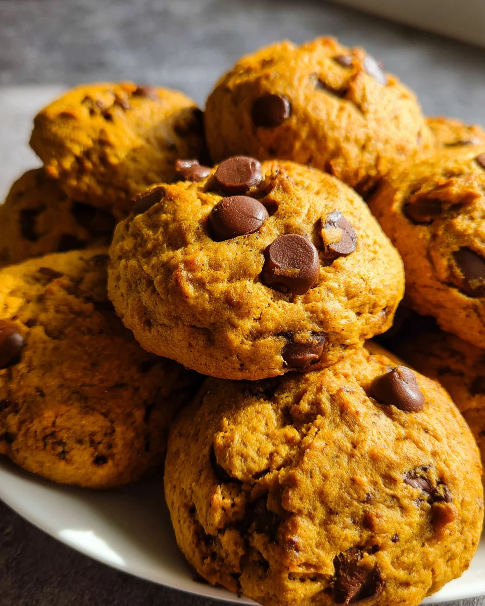 Pumpkin Chocolate Chip Cookies