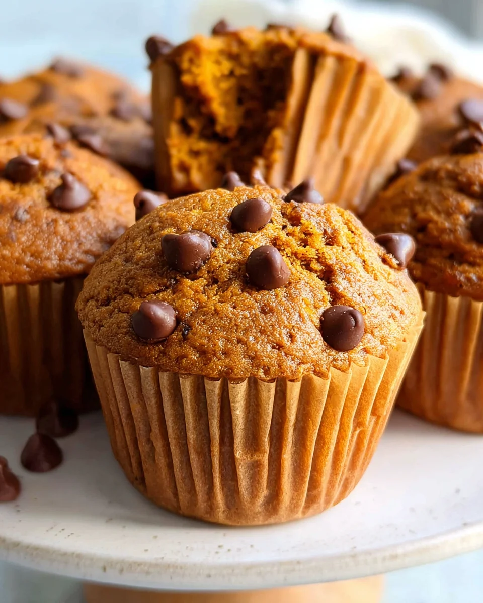 Pumpkin Chocolate Chip Muffins