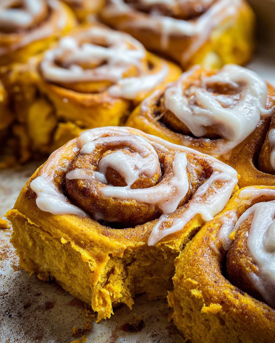 Pumpkin Cinnamon Rolls 24 Pumpkin