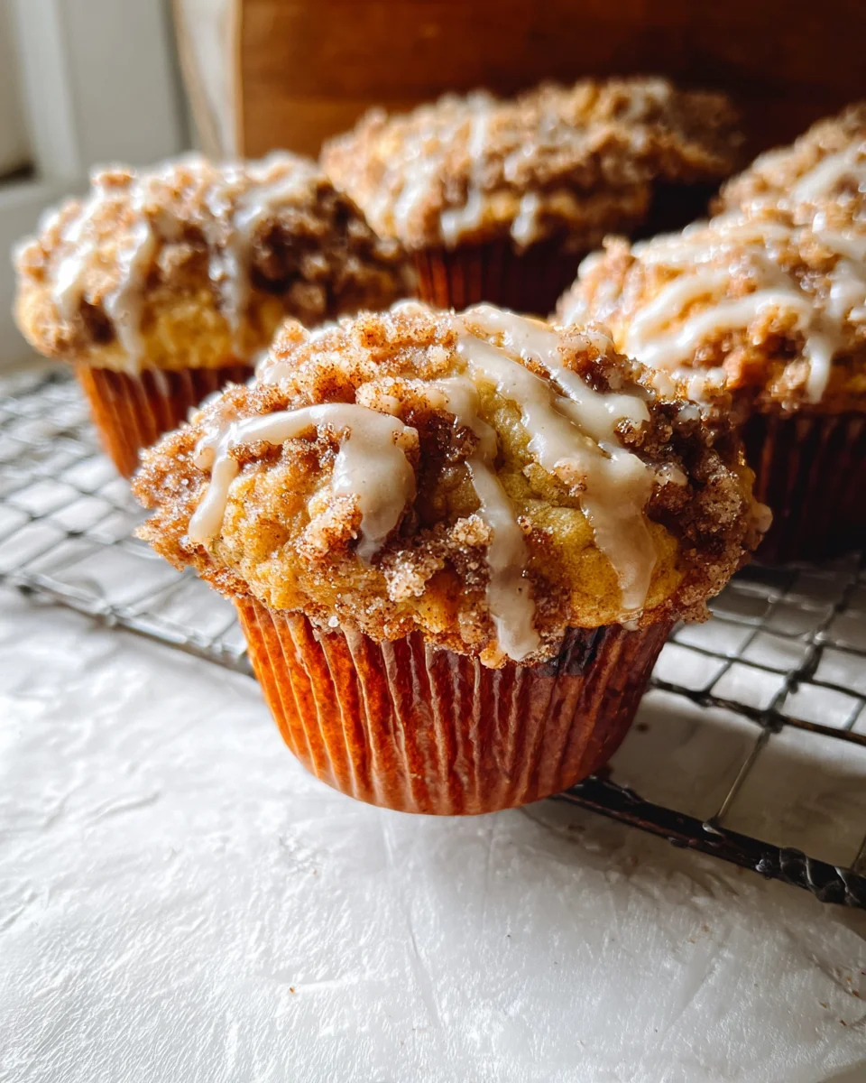Pumpkin Cinnamon Streusel Muffins