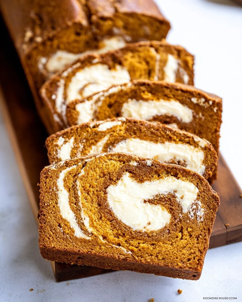 Pumpkin Cream Cheese Bread