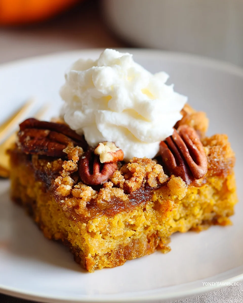 Pumpkin Crunch Cake