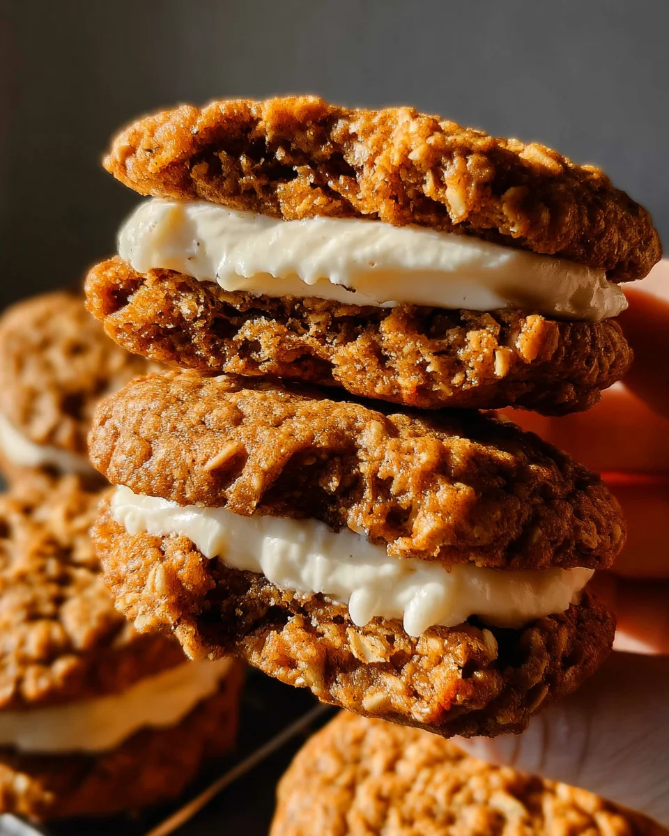 Pumpkin Oatmeal Cream Pies