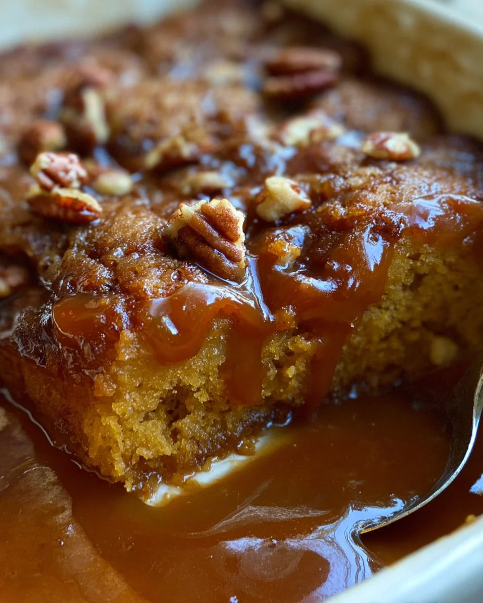 Pumpkin Pecan Cobbler