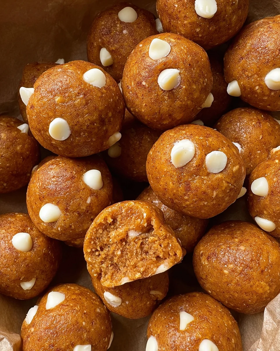Pumpkin Pie Protein Balls