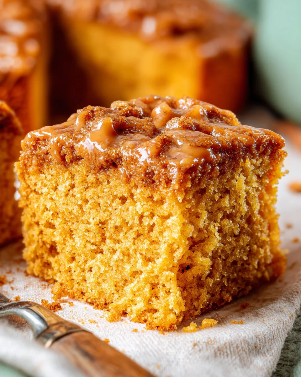 Pumpkin Snickerdoodle Snack Cake 24 Pumpkin