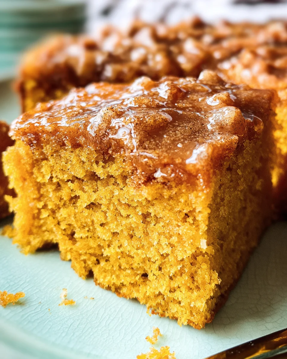 Pumpkin Snickerdoodle Snack Cake 25 Pumpkin