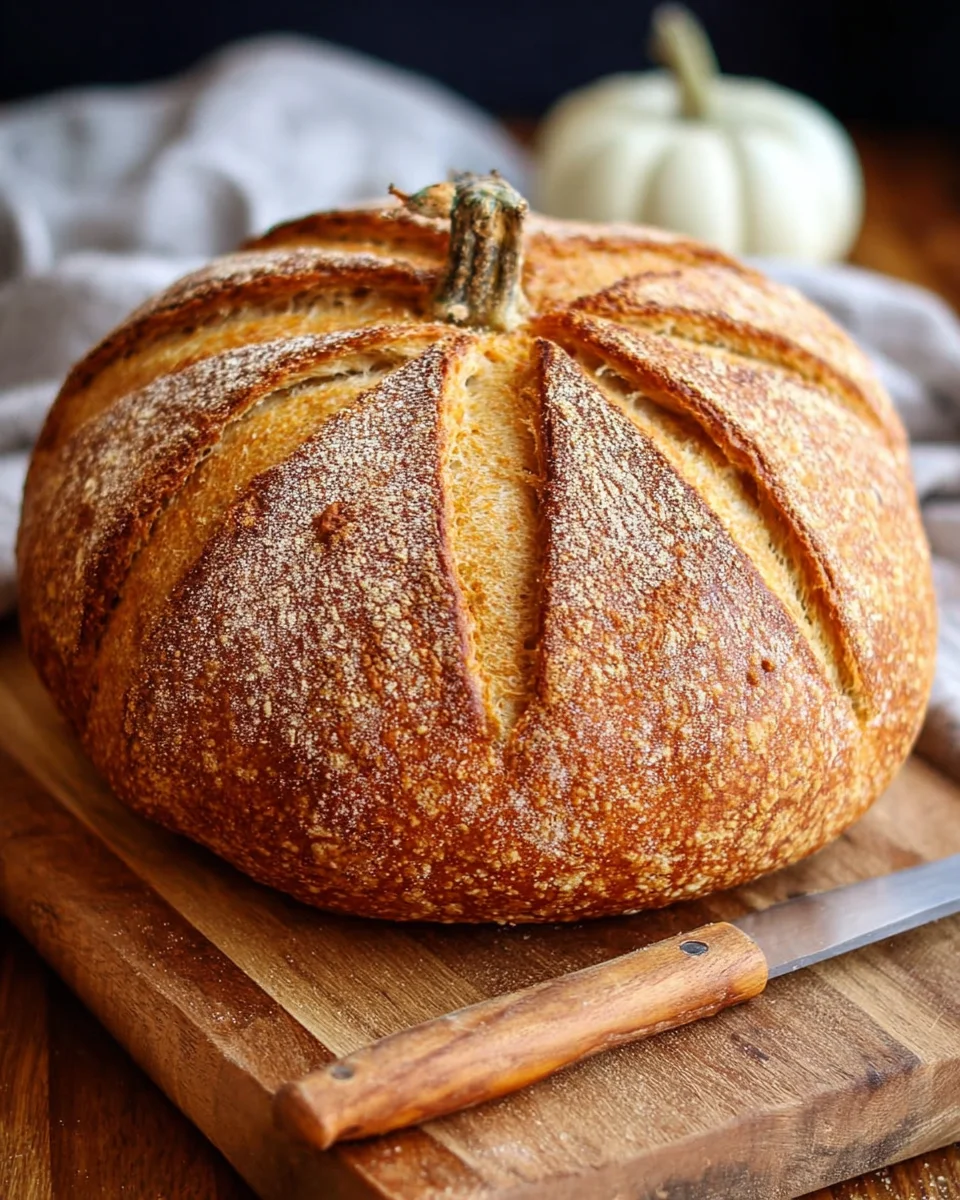Pumpkin Sourdough Bread