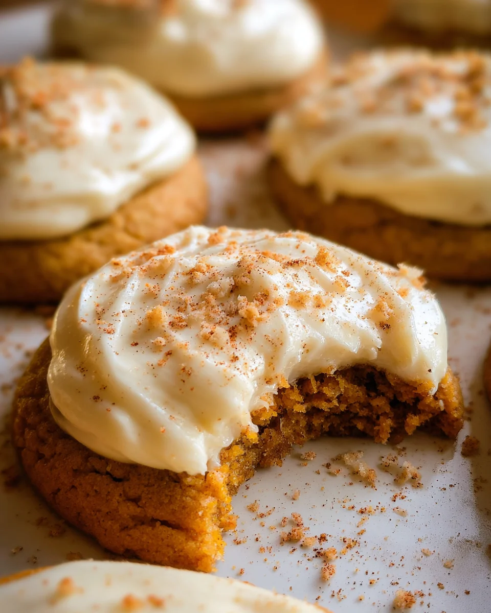 Pumpkin Spice Sugar Cookies with Cream Cheese Frosting 27 Pumpkin