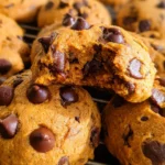 Soft Pumpkin Chocolate Chip Cookies