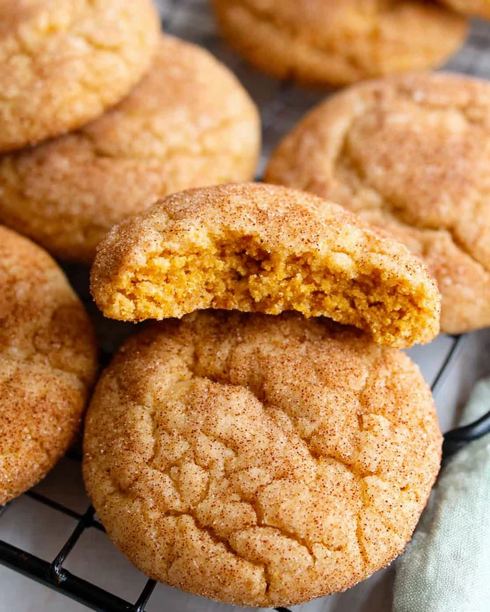 Soft Pumpkin Snickerdoodles