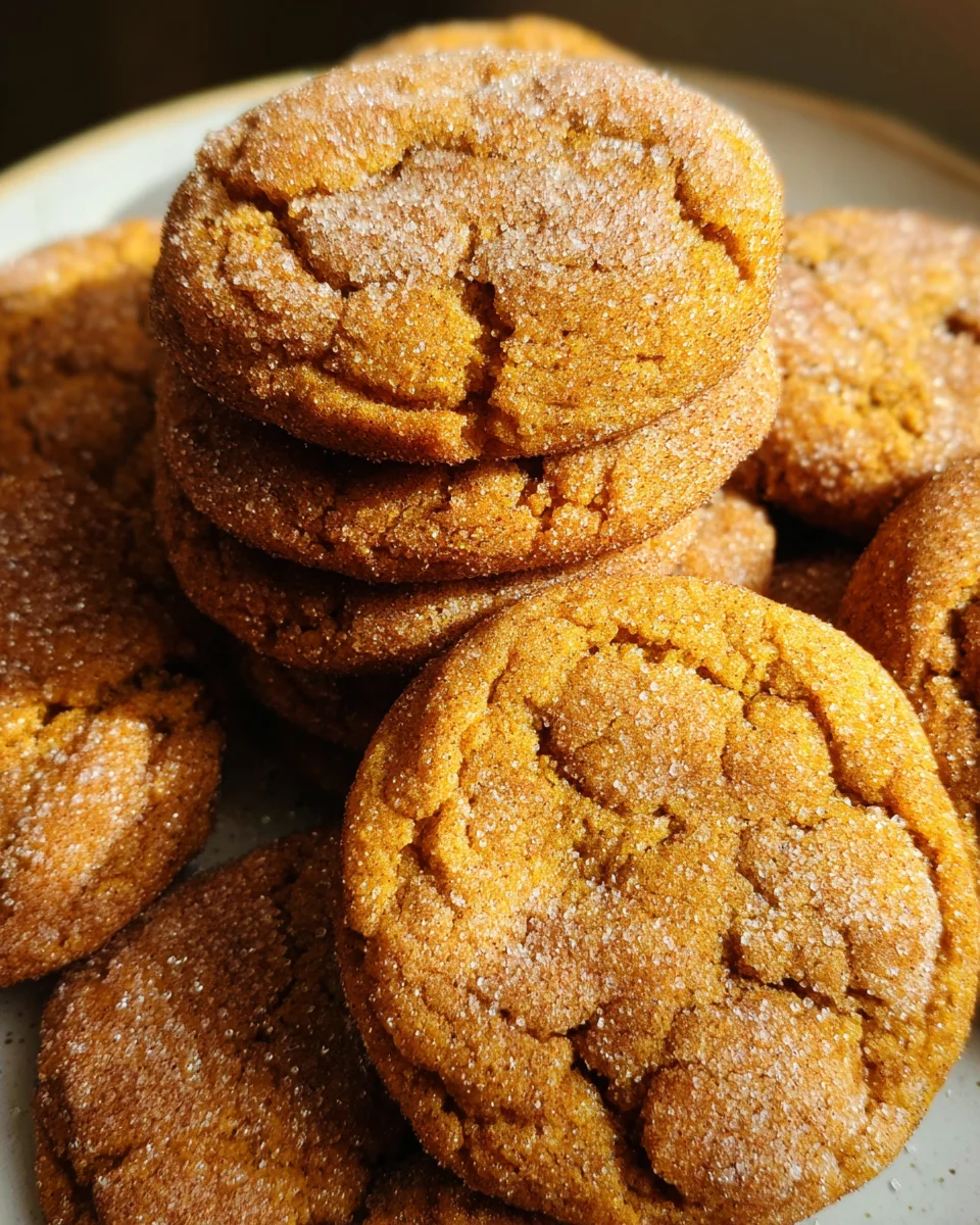 Soft and Chewy Pumpkin Cookies